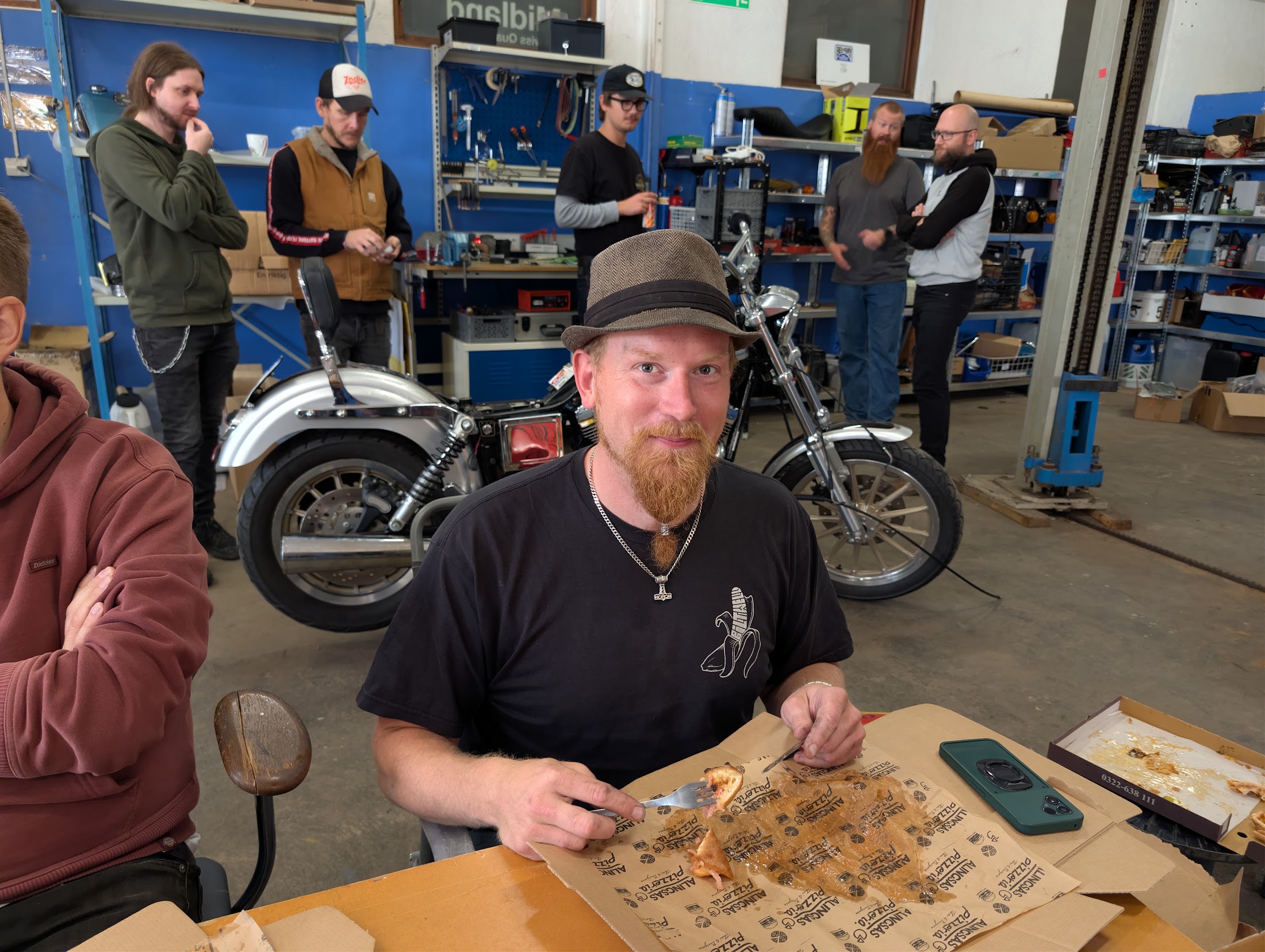Fallqvist Special owner Robert Fallqvist during an open-house event.